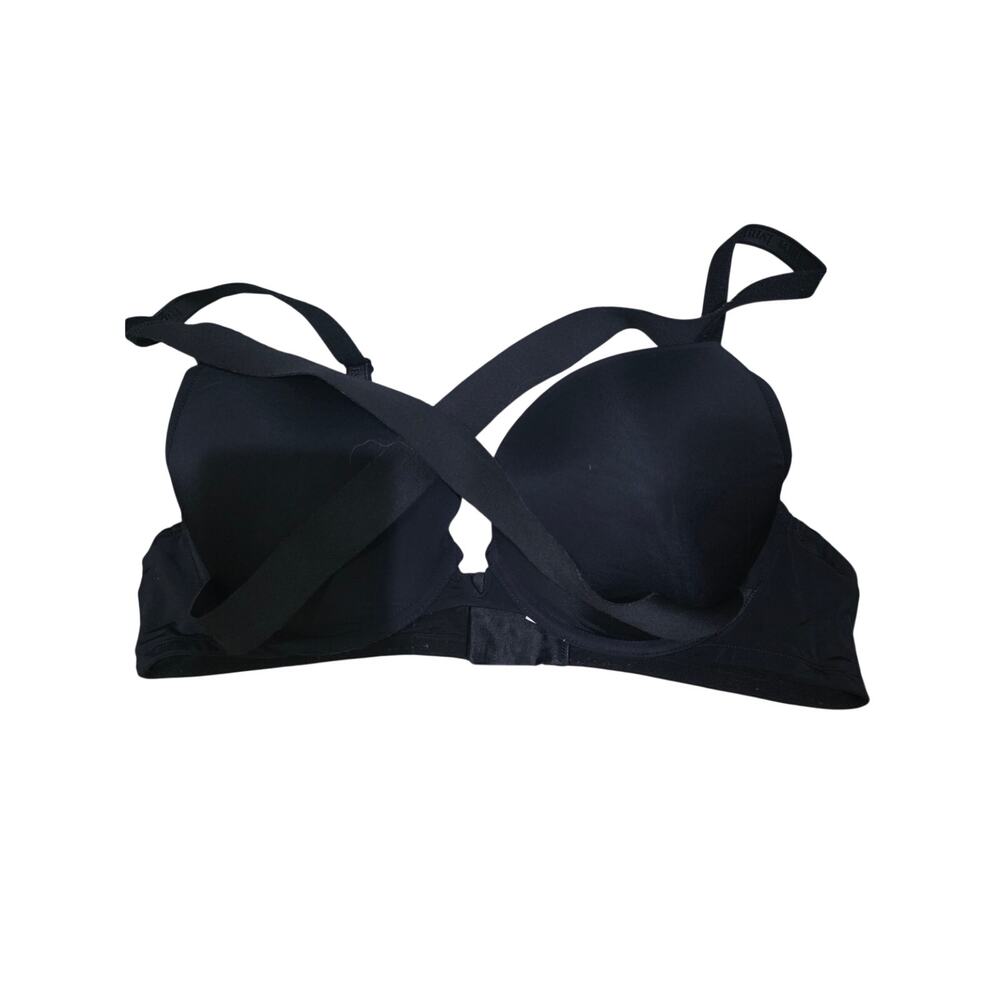 Tara Lynn‎ For Torrid Curve Convertible Black Push-Up Plunge Bra 42C Womens